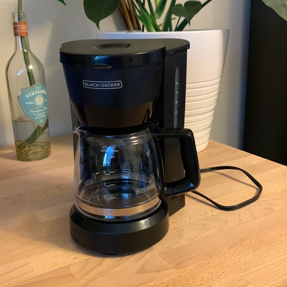Small Black + Decker Coffee Maker